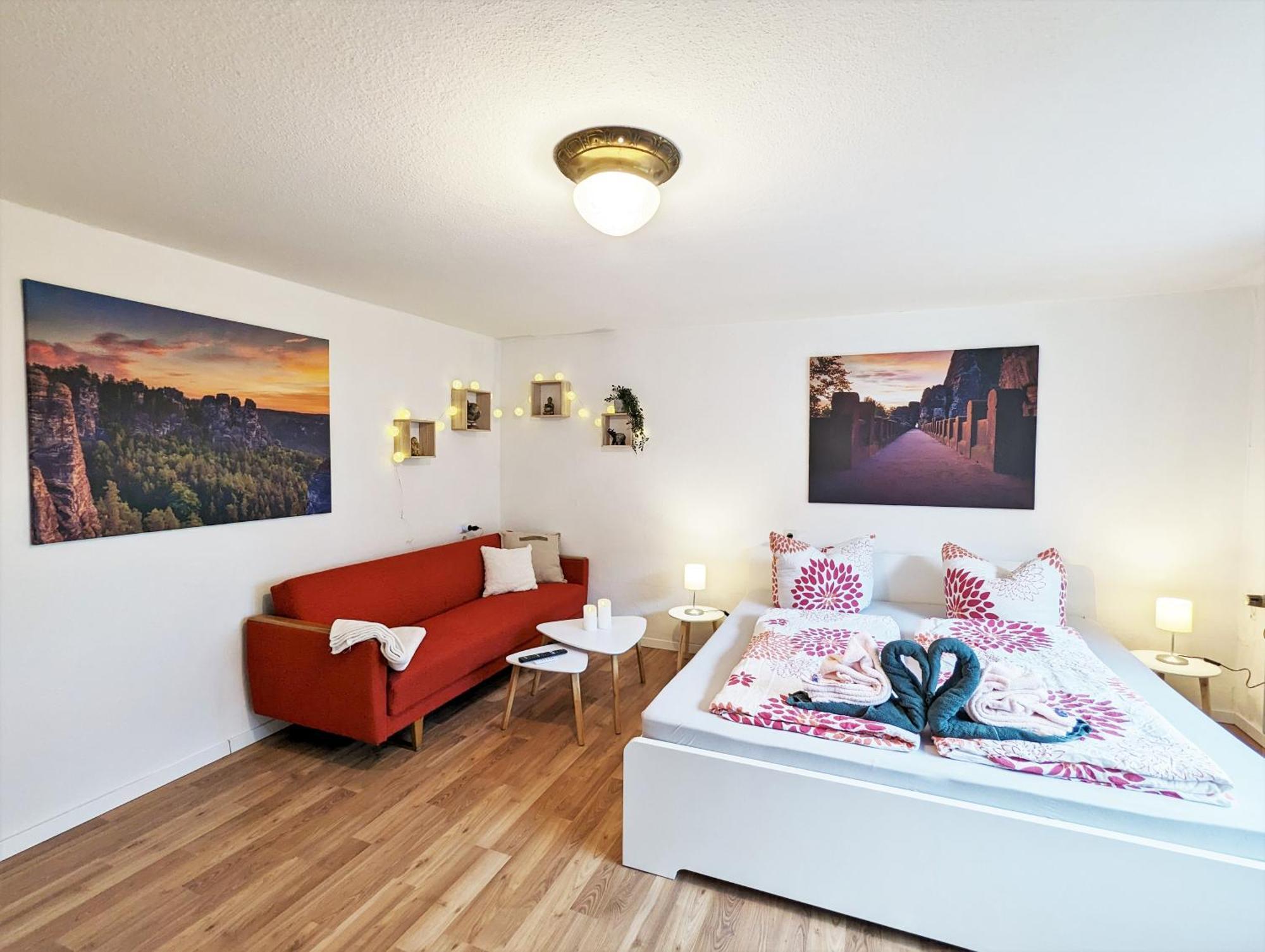 L1 - Urlaubsmagie - Wohnung Fuer 3P Am Wanderweg Sebnitz Luaran gambar