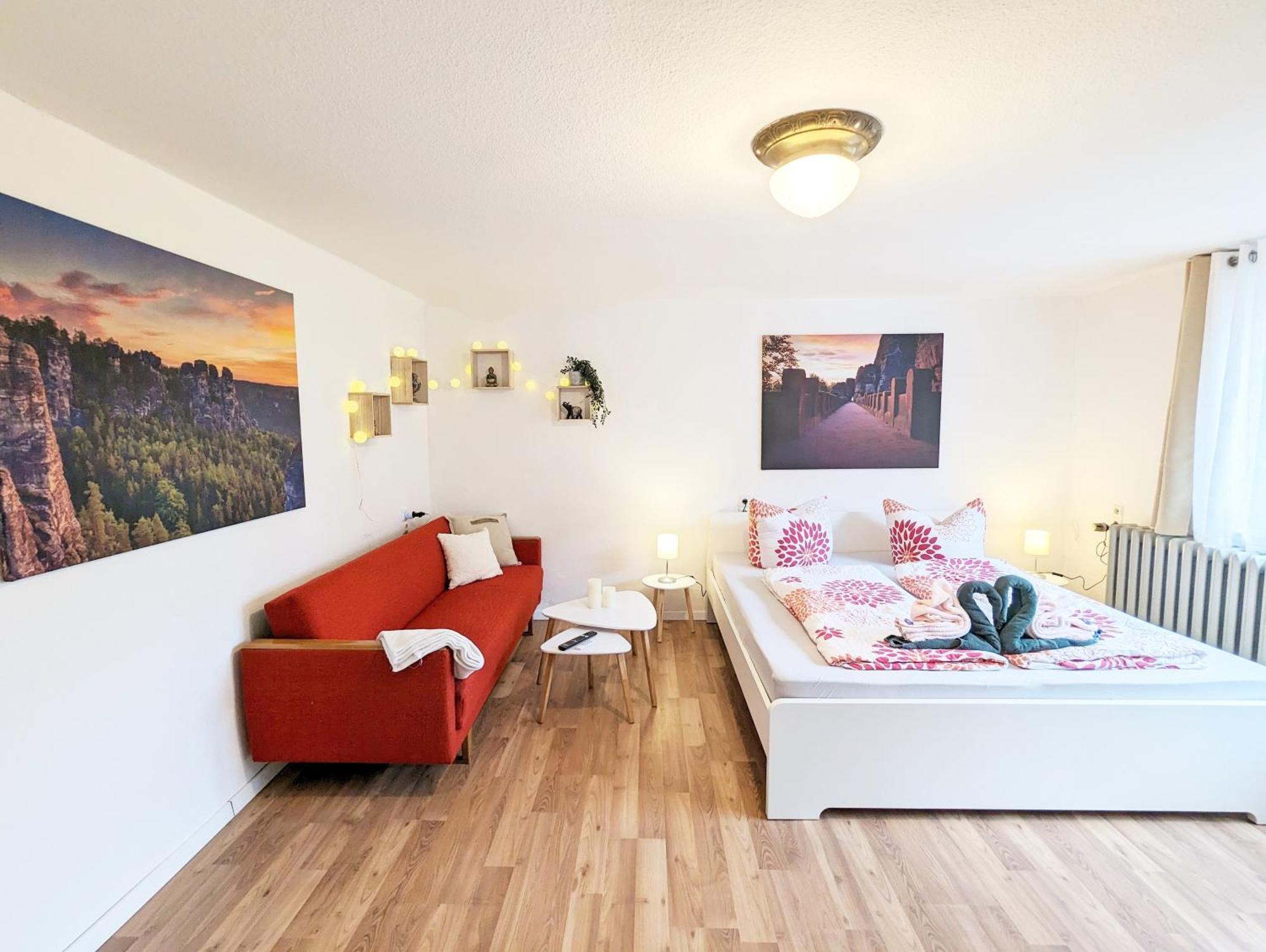 L1 - Urlaubsmagie - Wohnung Fuer 3P Am Wanderweg Sebnitz Luaran gambar