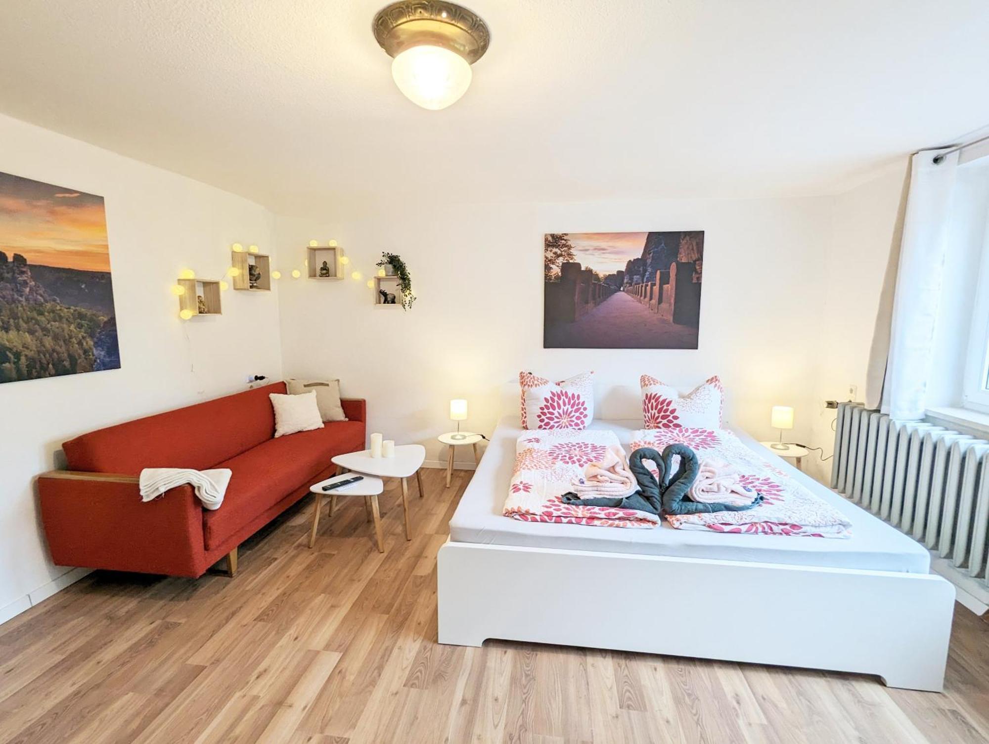 L1 - Urlaubsmagie - Wohnung Fuer 3P Am Wanderweg Sebnitz Luaran gambar