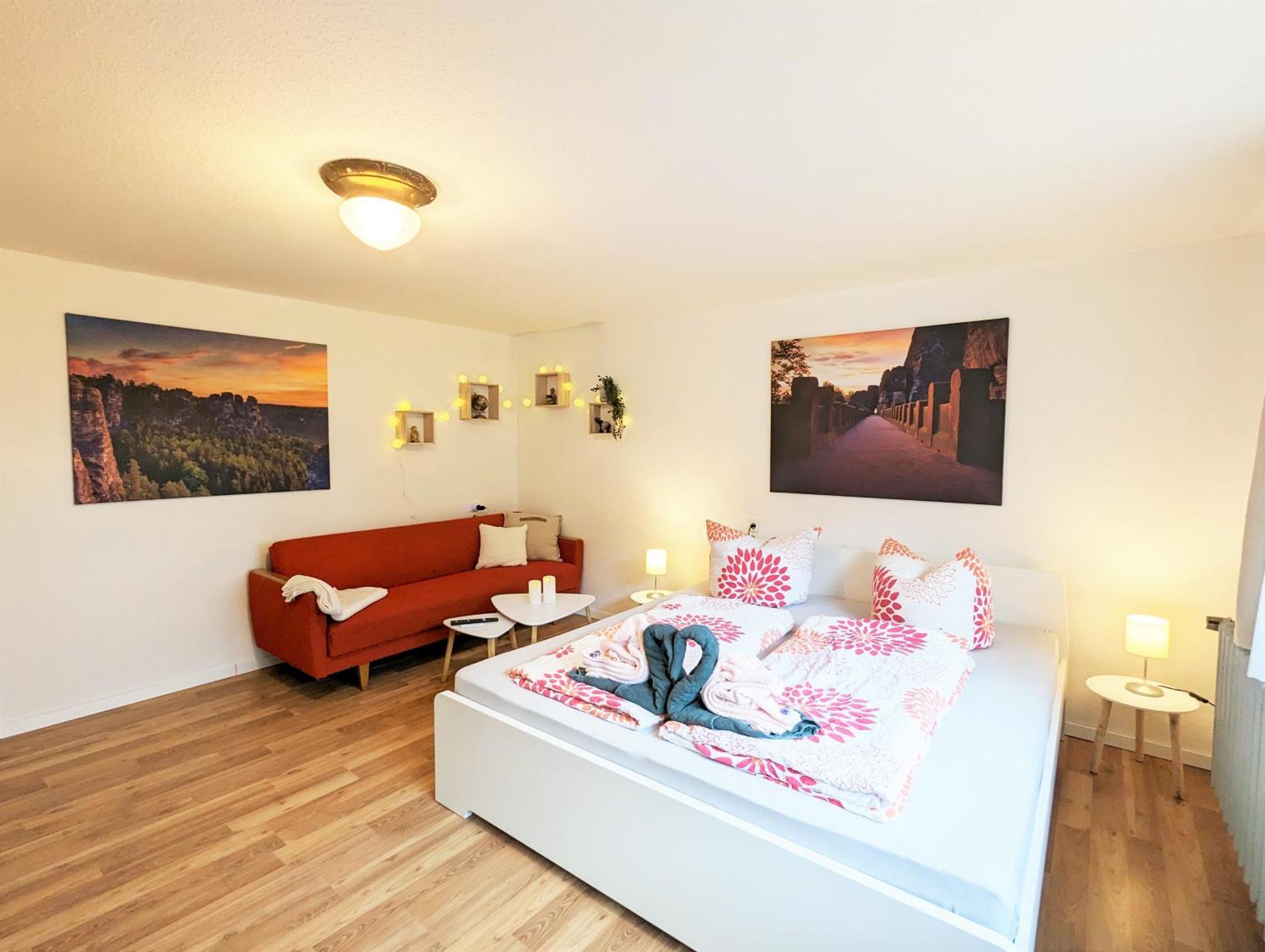 L1 - Urlaubsmagie - Wohnung Fuer 3P Am Wanderweg Sebnitz Luaran gambar